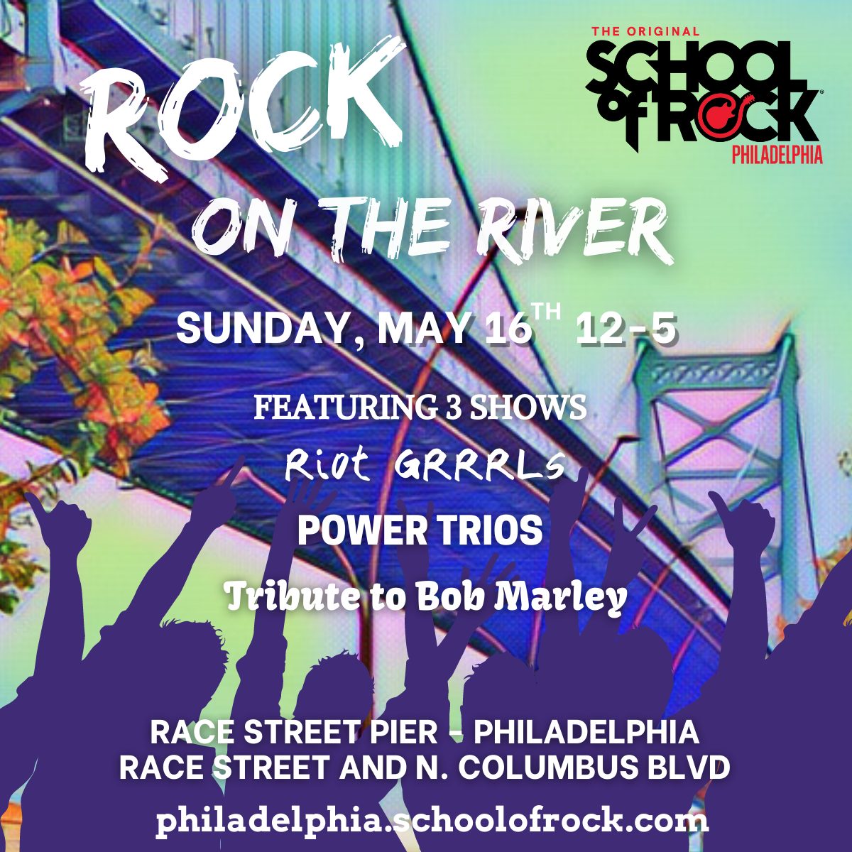 School of Rock's "Rock on the River" » Cherry Street Pier