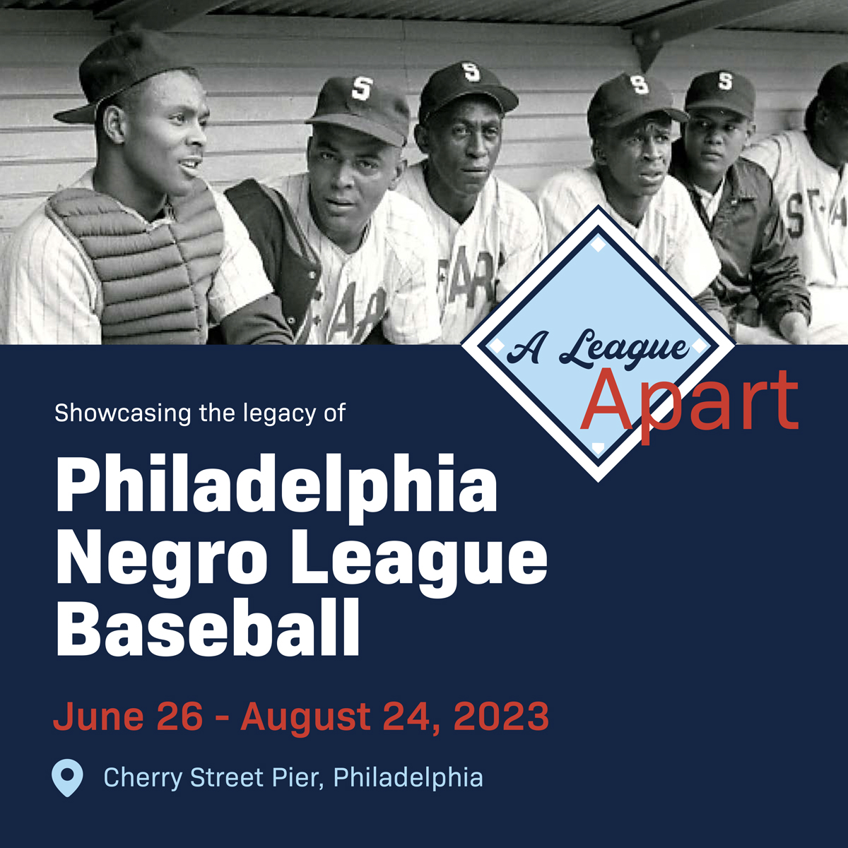 Vintage Negro League Baseball philly Philadelphia Stars 