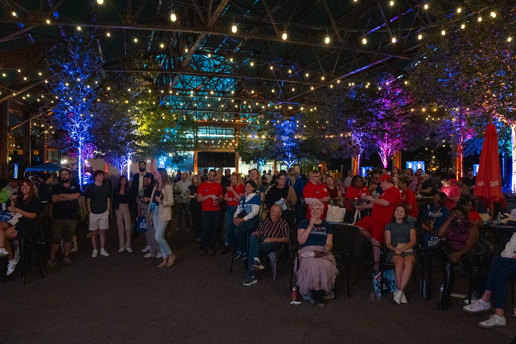 New Photos See Images from the Presidential Debate Watch Party Hosted